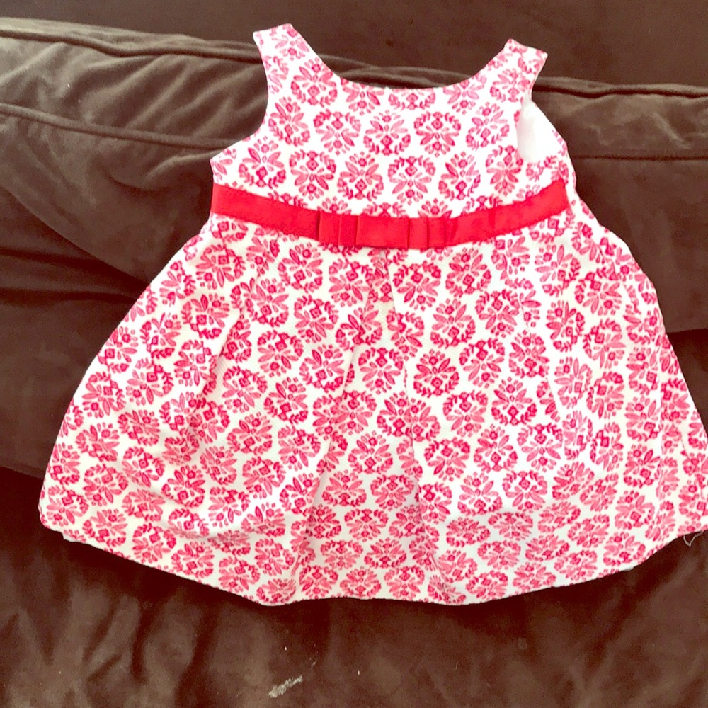 Girl’s 3T red and white dress
